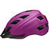 CSI cykelhjelm med lys - mat lilla