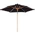 Caen parasol - sort