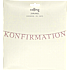 Konfirmationsguirlande med teksten "Konfirmation" - assorteret