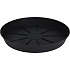 Plastik underfad - sort - Ø:29 cm