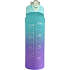Motivationsflaske - turkis/lilla (700ml)