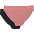 VRS dame 2-pak tai trusser str. S - sort/pink