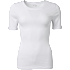 VRS dame rib T-shirt str. S - hvid
