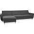 Urban 3D XL vendbar sofa med chaiselong - antracit