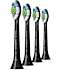 Philips Sonicare W2 Optimal White tandbørstehoveder 4-pak - sort