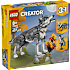LEGO Creator 3-i-1 Skovens dyr: Grå ulv 31393