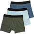 VRS børne 3-pak boxershorts str. 134/140 - grøn/blå