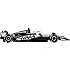 Hot Wheels F1 1:64 legetøjsbil - flere varianter - assorteret