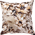 Salling pyntepude - beige blomster velour