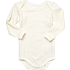 808 baby body langærmet str. 80 - råhvid