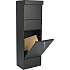 Allux pakkepostkasse model grundform - antracit