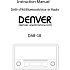Denver DAB-18 DAB+/FM radio - mørkegrå