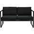 Ohio 2-personers loungesofa - Antracit