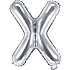 Folieballon "X" 33 cm - flere varianter - assorteret