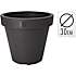 Karlstad plastikkrukke - antracite - Ø: 30 cm