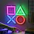 PlayStation LED neon væglampe - multifarvet