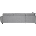 Rom Nordic højrevendt open-end sofa - antracit