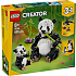 LEGO Creator 3-i-1 pandafamilie 31165
