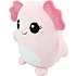 Rund axolotl bamse 18 cm
