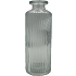 Vase med riller 5,2 x 13,2 cm - klar