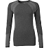 VRS dame seamless bluse str. S - grå