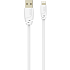 Sinox Pro USB-A til lightning kabel - hvid