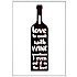 I love to cook with wine - 70x100 cm