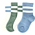 VRS baby 4-pak strømper str. 23/25 - grøn/hvid/blå