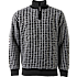 VRS herre halfzip strik str. S - sort