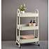 DAY rullebord med 3 hylder - beige