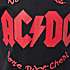 AC/DC T-shirt str. 110/116 - sort