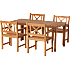 Rosenborg classic havemøbelsæt m/4 stole, teak