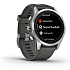 Garmin Fenix 7s Pro Solar 42 mm sportsur- grå