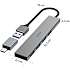 Hama usb hub x4 usb 3.2g 1,5gb