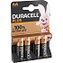 Duracell Plus AA batterier 4-pak