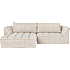 Evie sofa med venstrevendt chaiselong - beige