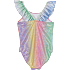 VRS børne badedragt str. 98/104 - multifarvet