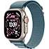 Apple Watch Ultra 3 (2025) GPS + Cell 49 mm - Natural Titanium - Light Blue Alpine Loop  S