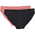 VRS dame 2-pak tai trusser str. S - sort/pink