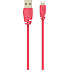Sinox Pro USB-A til lightning kabel - pink