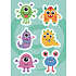Diamond Art stickers 13x18 cm - monster