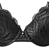 VRS dame push up BH str. B85 - sort