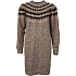 VRS dame strikkjole str. M - brun