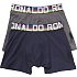 CR7 teen 2-pak boxershorts str. 7-9 år - sort/grå