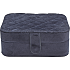 VRS smykkeskrin firkantet med 2 rum - mørkeblå