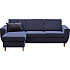 Rom Nordic vendbar sofa med chaiselong - navy
