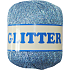 Lurex Glitter garn 25g 160m - Lysblå 14