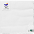 Duni ensfarvede servietter 40x40 cm 12-pak - hvid