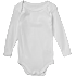808 baby body langærmet str. 50 - hvid