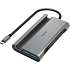 HAMA USB-C hub 7 - sort